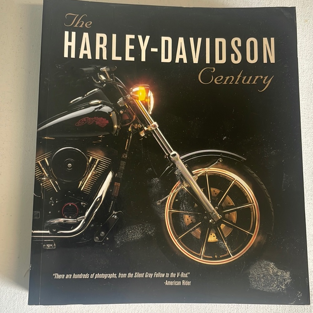 New copy of Harley Davidson century coffee table book. History and photographs